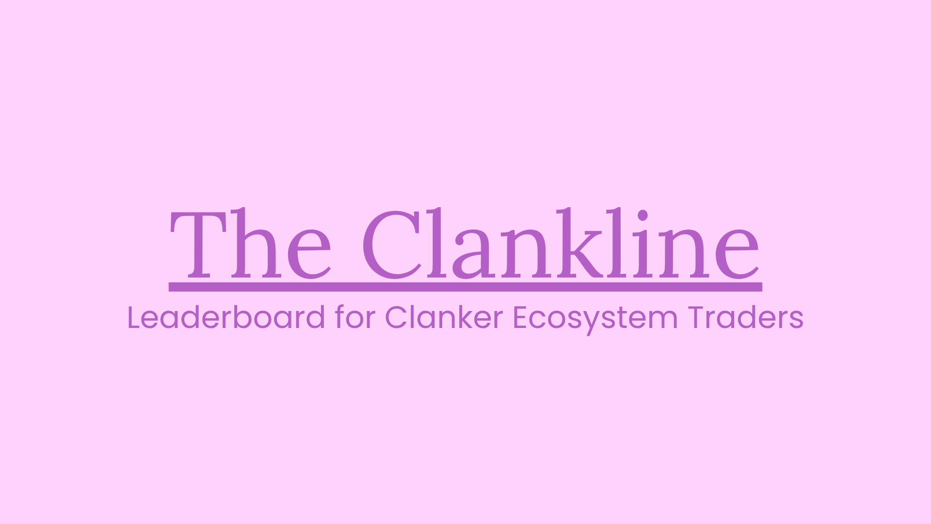 The Clankline - Farcaster Mini Apps